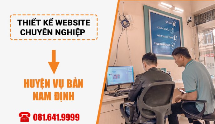 Dịch vụ thiết kế website tại huyện Vụ Bản Nam Định